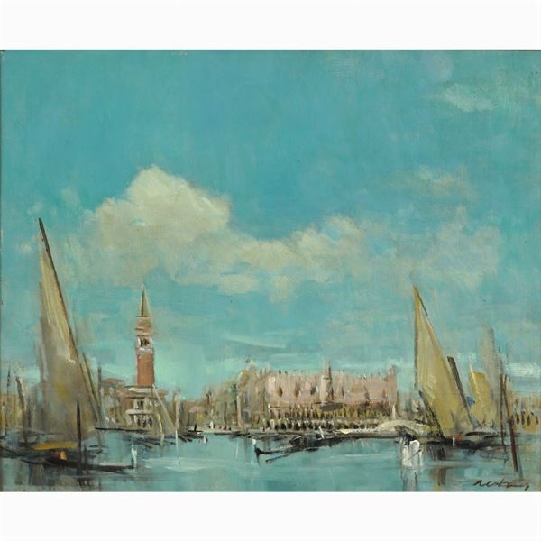 Unknown artist  (20th century)  - Auction Timed Auction- 20th century Paintings - Colasanti Casa d'Aste