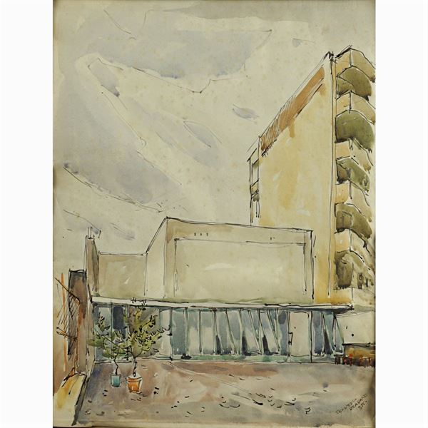 Teonesto Deabate : Teonesto Deabate  (Torino 1898 - 1981)  - Asta Asta a Tempo - Dipinti del 900 Web Only - Colasanti Casa d'Aste