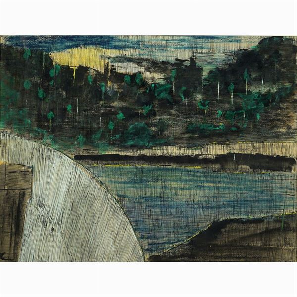 Mino Rosso  (Castagnole Monferrato 1904 - Turin 1963)  - Auction Timed Auction- 20th century Paintings - Colasanti Casa d'Aste