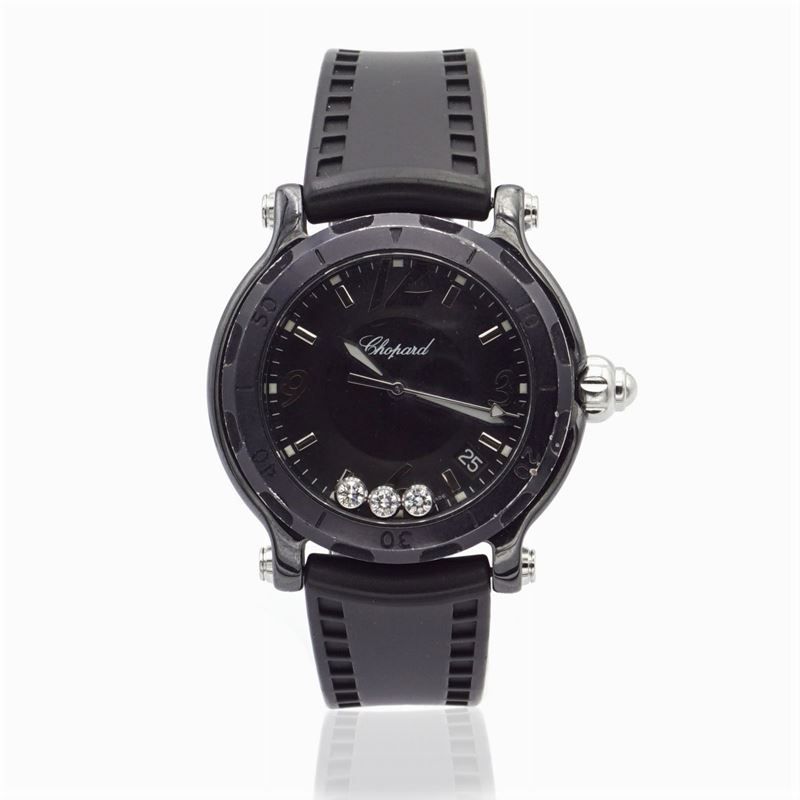 Chopard Happy Sport Black Ceramic, Orologio da Donna