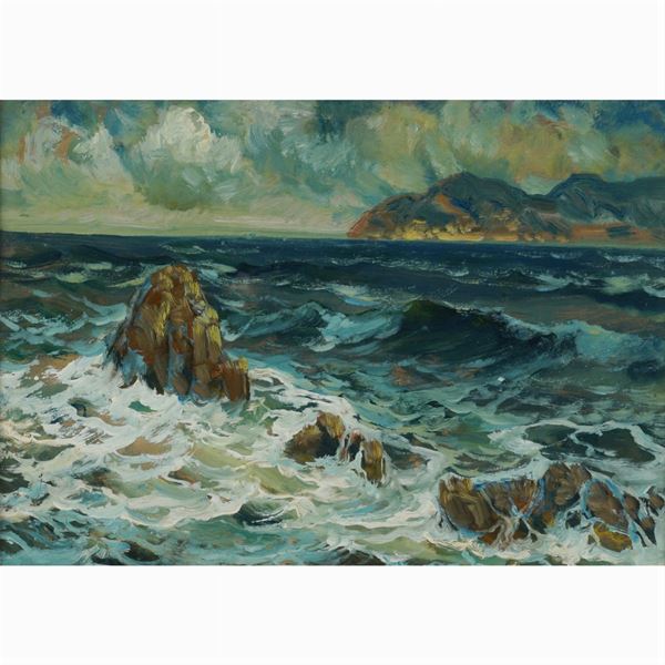Italian painter  (20th century)  - Auction Timed Auction- 20th century Paintings - Colasanti Casa d'Aste