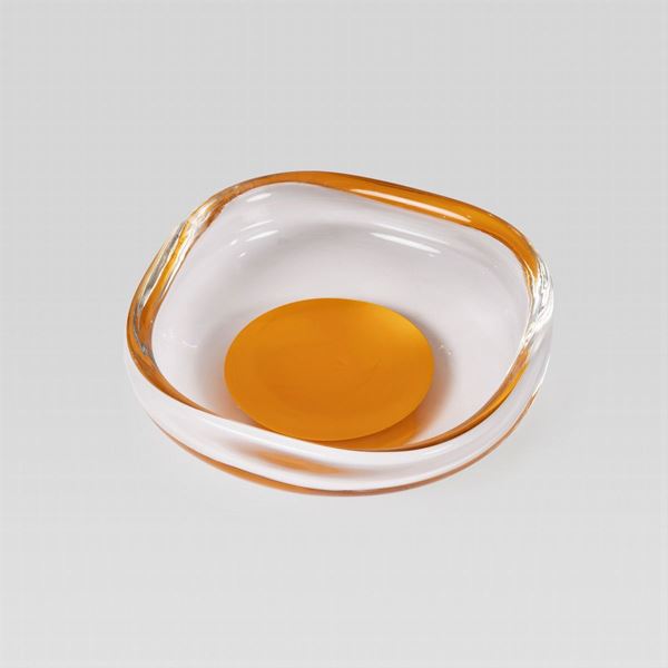 Venini, coin tray  (Murano, 1960s)  - Auction Design and 20th century Decorative Arts - Colasanti Casa d'Aste