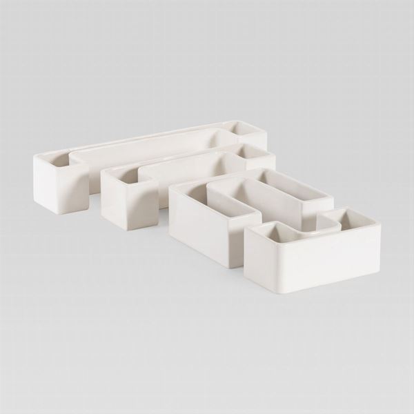 Angelo Mangiarotti, prod. Danese Milano (4)  (Italy, 1960s)  - Auction Design and 20th century Decorative Arts - Colasanti Casa d'Aste