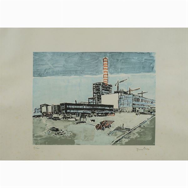 Orfeo Tamburi  (Jesi 1910 - Parigi 1994)  - Auction Web Only Paintings and Prints - Colasanti Casa d'Aste