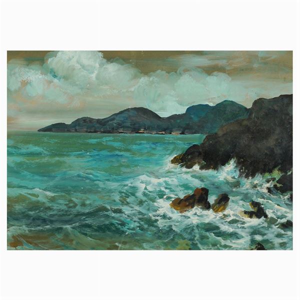 Giuseppe Caselli  (Luzzara 1893 - La Spezia 1976)  - Auction Web Only Paintings and Prints - Colasanti Casa d'Aste