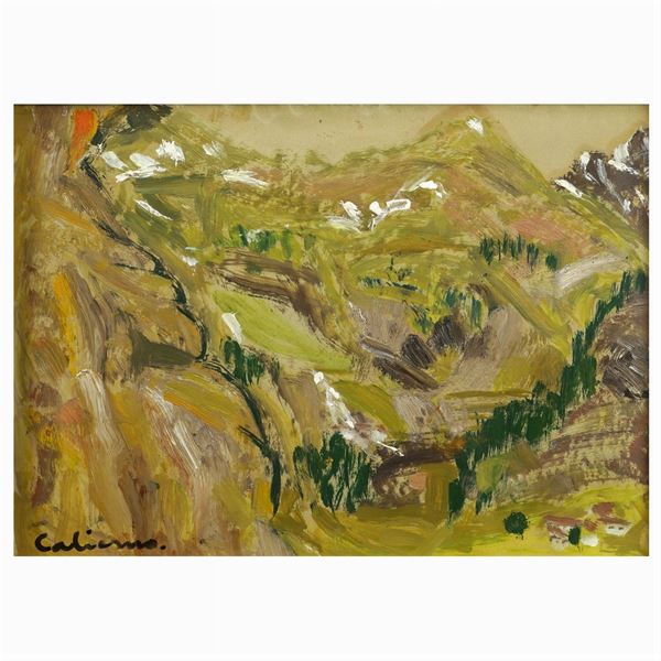 Giosuè Calierno  (Caserta 1896 - Pietra Ligure 1968)  - Auction Web Only Paintings and Prints - Colasanti Casa d'Aste