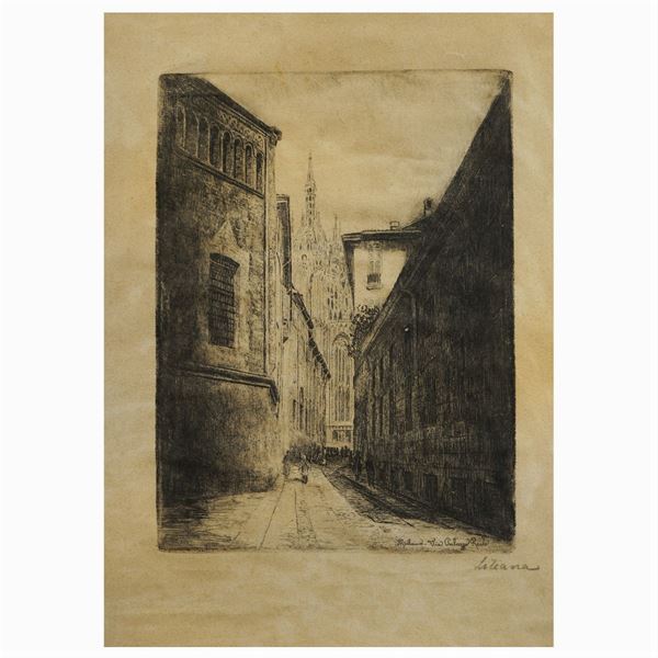 Firma indecifrabile  (Italia, XX Sec.)  - Auction Web Only Paintings and Prints - Colasanti Casa d'Aste