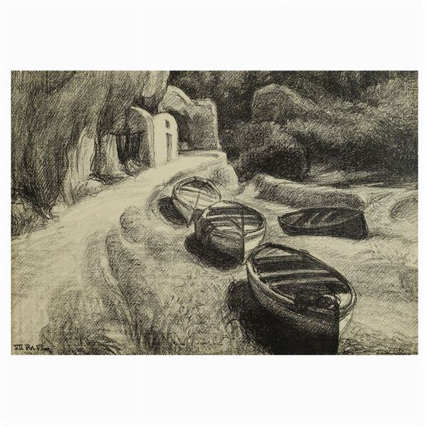 Roberto Pane  (1897 – Sorrento 1987)  - Auction Web Only Paintings and Prints - Colasanti Casa d'Aste