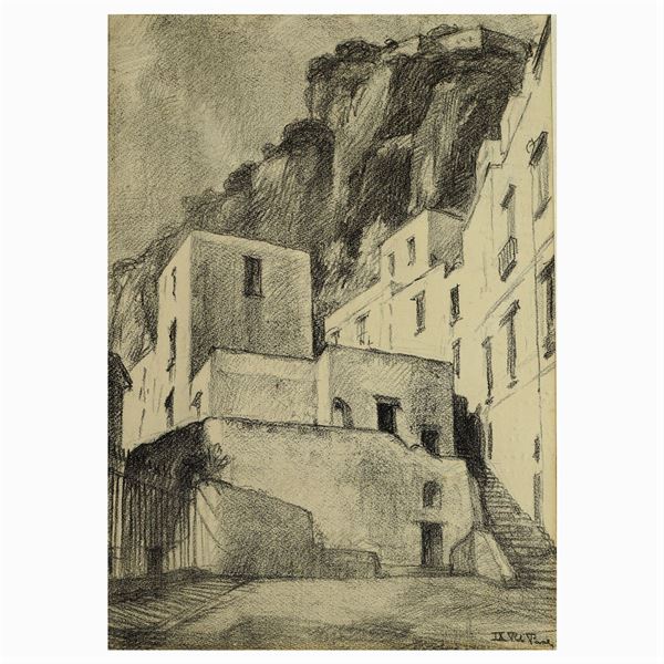 Roberto Pane  (1897 – Sorrento 1987)  - Auction Web Only Paintings and Prints - Colasanti Casa d'Aste