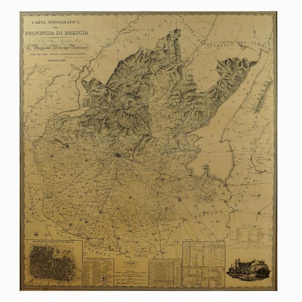 Carta Topografica della provincia di Brescia