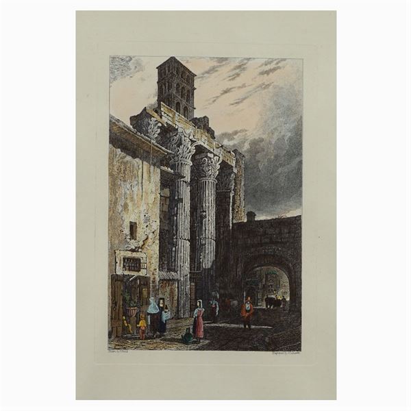 Samuel Prout  (1783 - 1852)  - Auction Web Only Paintings and Prints - Colasanti Casa d'Aste