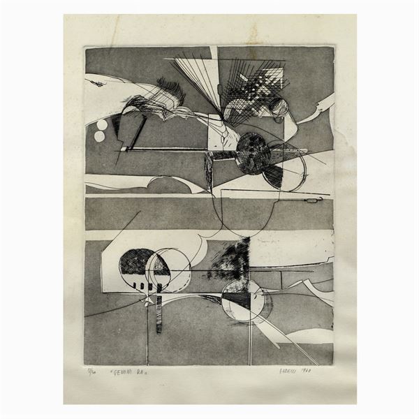 Franco Garelli  (Diano D’Alba 1909 - Torino 1973)  - Auction Web Only Paintings and Prints - Colasanti Casa d'Aste