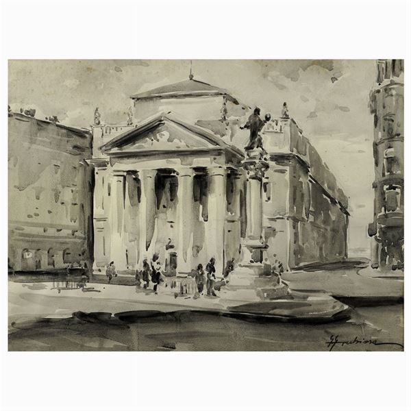 Guglielmo Grubissa  (Pola 1908-Trieste 1983)  - Auction Web Only Paintings and Prints - Colasanti Casa d'Aste