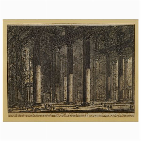 Francesco Piranesi  (Roma 1758 - Parigi 1810)  - Asta Dipinti e Stampe Web Only - Colasanti Casa d'Aste