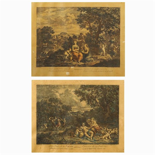 Francesco Zuccarelli  (Pitigliano 1702 - Firenze 1788)  - Auction Web Only Paintings and Prints - Colasanti Casa d'Aste