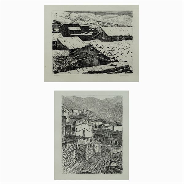 Enrico Piras  (Sassari 1931)  - Auction Web Only Paintings and Prints - Colasanti Casa d'Aste