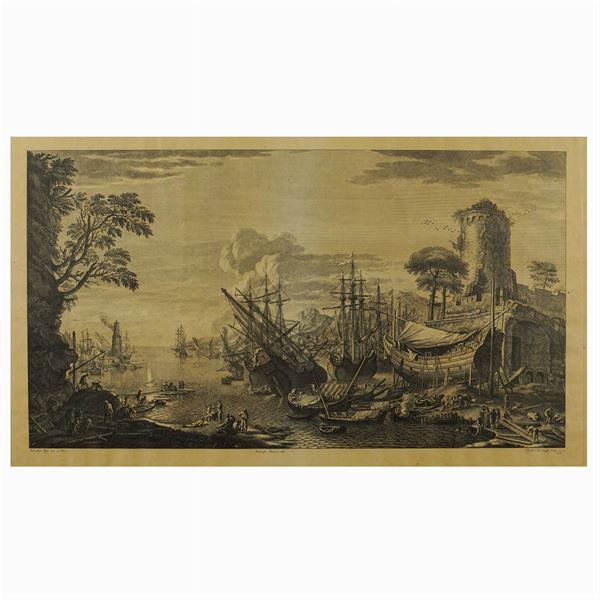 Salvator Rosa  (Napoli 1615 - Gaeta 1673)  - Auction Web Only Paintings and Prints - Colasanti Casa d'Aste