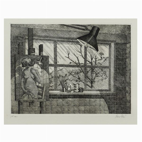 Carlo Pescatori  (Brescia 1932)  - Auction Web Only Paintings and Prints - Colasanti Casa d'Aste