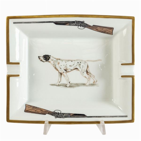 Hermes, "Pointer" decorated ashtray