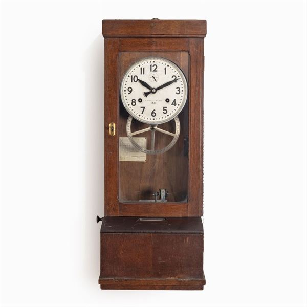 E. Boselli Milan, stamping tags clock