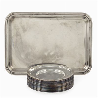 Sambonet, Set da Tavola in Ottone Argentato (16)