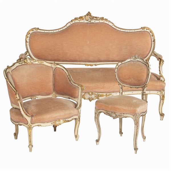 Lacquered, gilded and carved wood Living room (11)