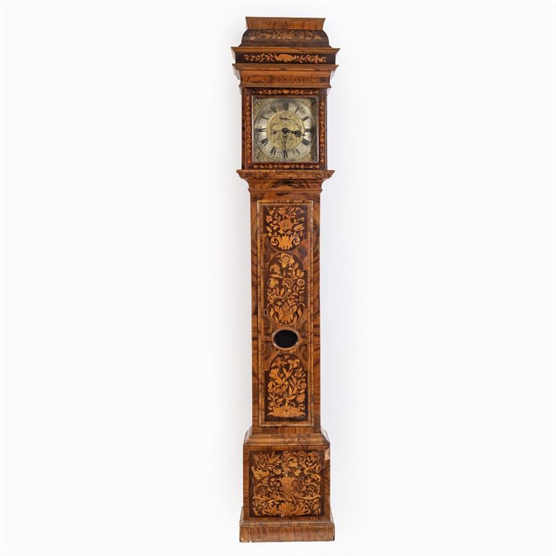 Orologio a Torre in Legno di Noce