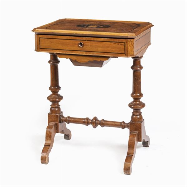 Walnut dressing table