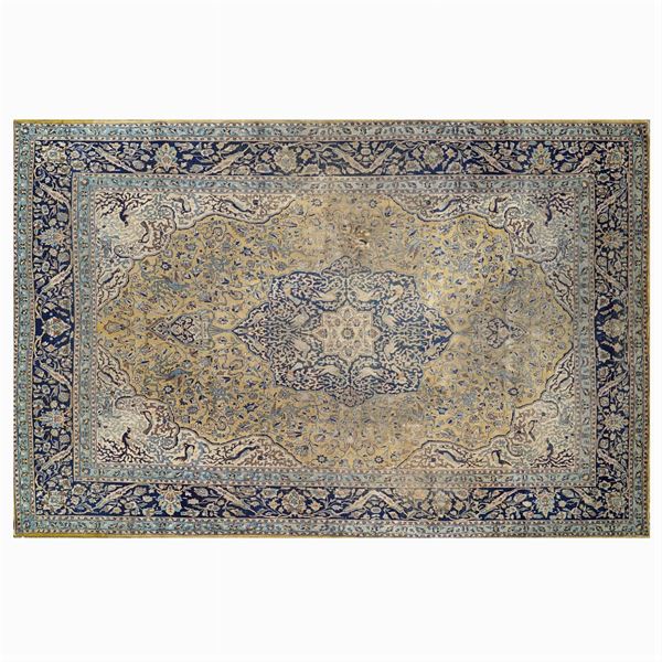 Oriental Keshan carpet  (20th century)  - Auction From Important Roman Collections - Colasanti Casa d'Aste