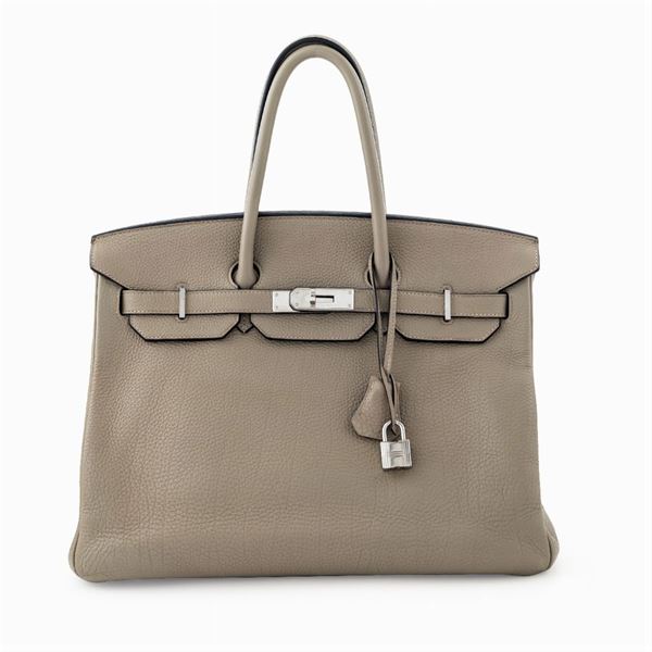 Hermès Birkin 35 borsa a mano vintage  (anno 2012)  - Asta Gioielli Orologi e Fashion Vintage - Colasanti Casa d'Aste