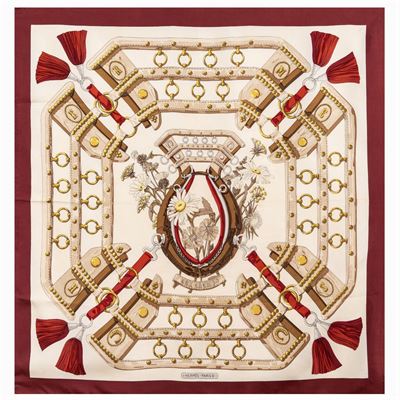 Hermès Foulard Vintage Collezione Aux Champs