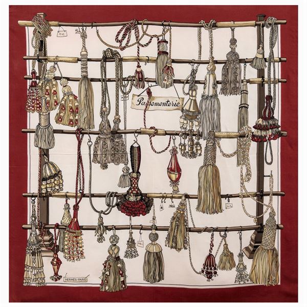 Hermès foulard vintage collezione  Passamanerie  - Asta Gioielli Orologi e Fashion Vintage - Colasanti Casa d'Aste