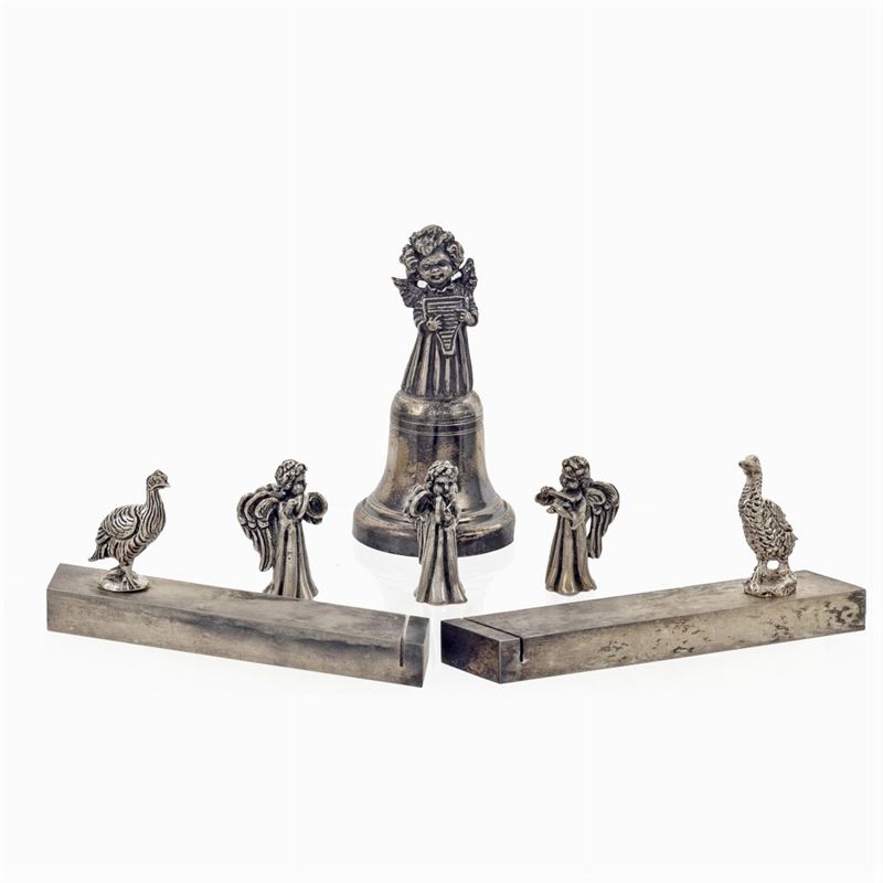 Set da Tavola in Argento e Metallo (13)