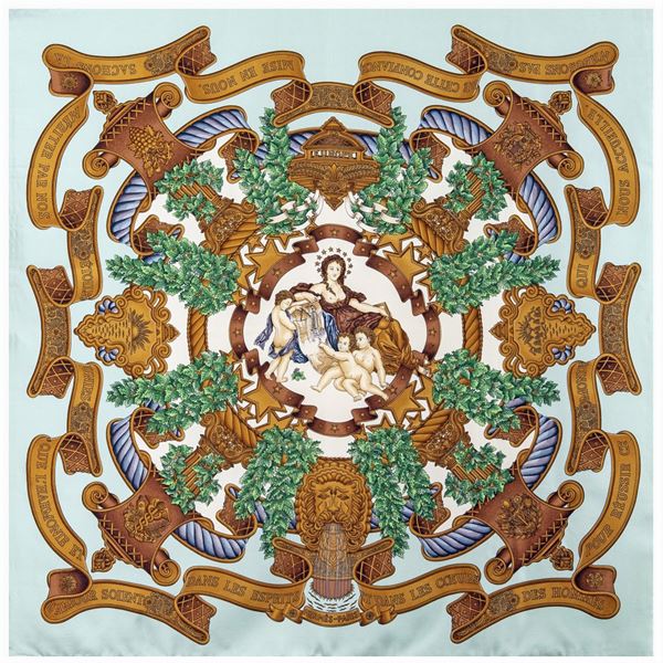 Hermes foulard vintage collezione Europe