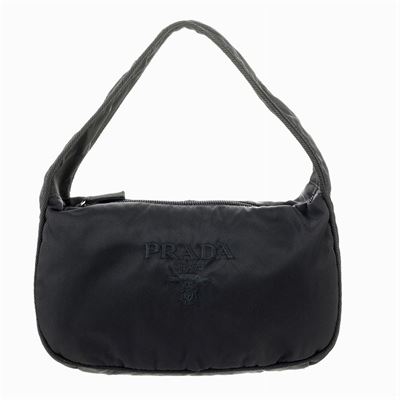 Prada Borsa a Mano Vintage Collezione Ricamo Egg