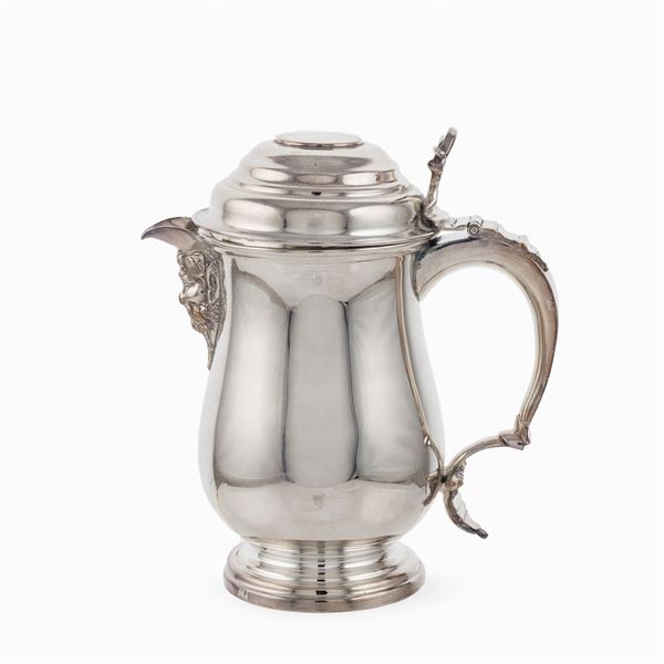 Silver metal tankard