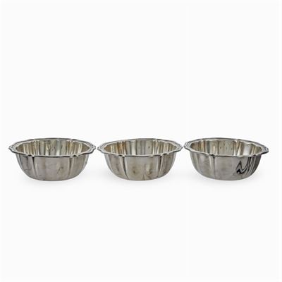 Set di Coppette in Metallo Argentato (10)