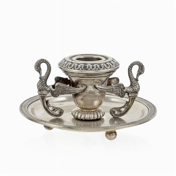 Silver candlestick