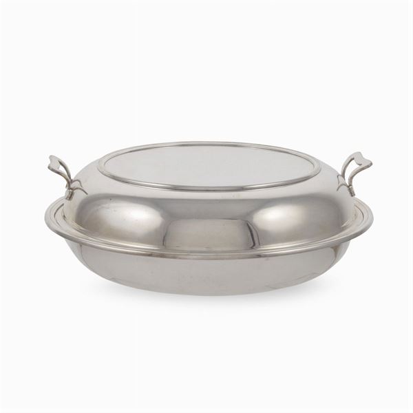 Silver metal Vegetable dish