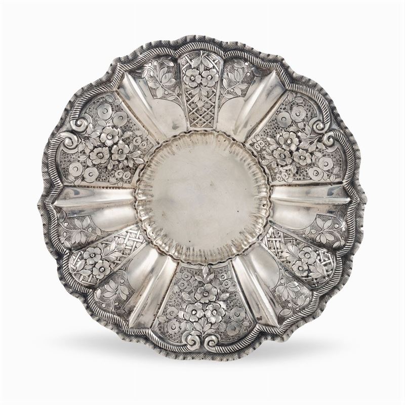 Alzata Centrotavola in Argento