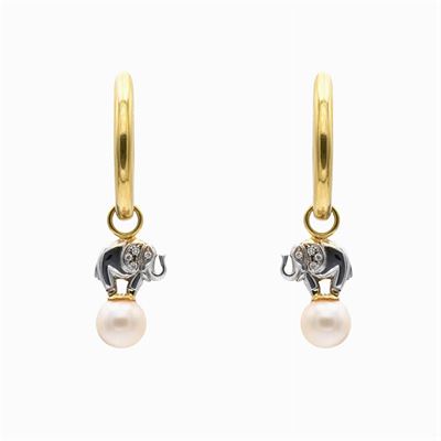Orecchini Cerchi in Oro Giallo 18kt