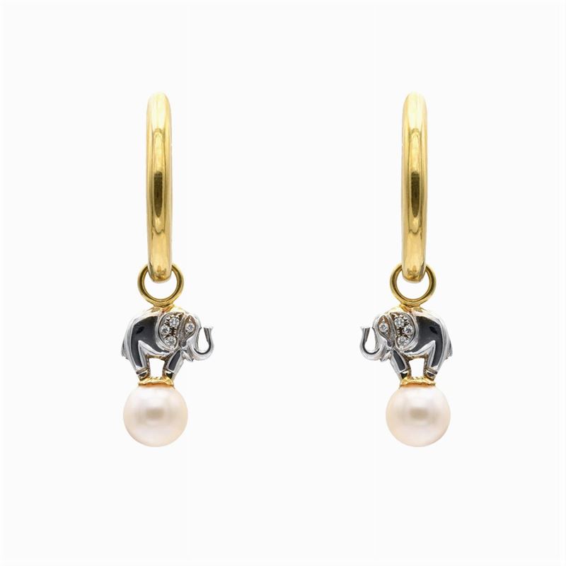 Orecchini Cerchi in Oro Giallo 18kt