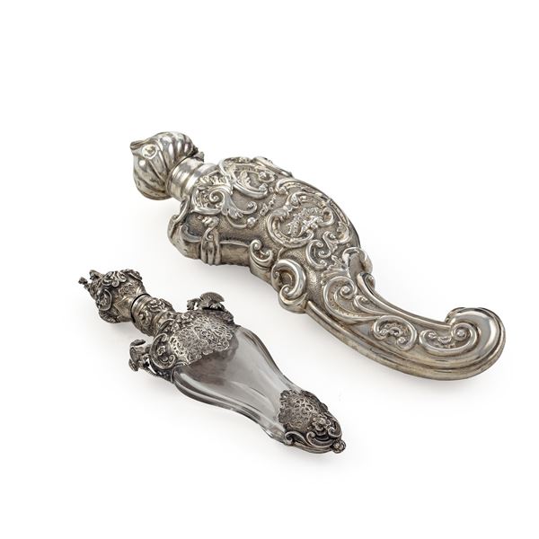 Gruppo di oggetti in argento (2)  (XIX Sec.)  - Asta Argenti e l'Arte della Tavola - Colasanti Casa d'Aste
