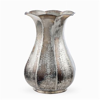 Vaso in Argento Battuto