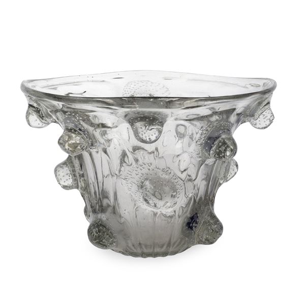 Ercole Barovier, grande vaso serie Mugnoni