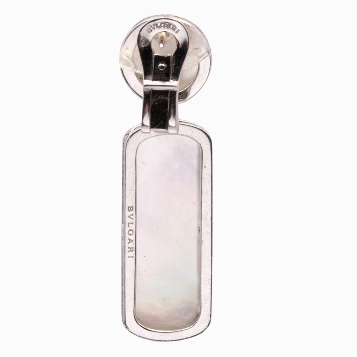 Bulgari Orecchini Pendenti in Oro Bianco 18kt