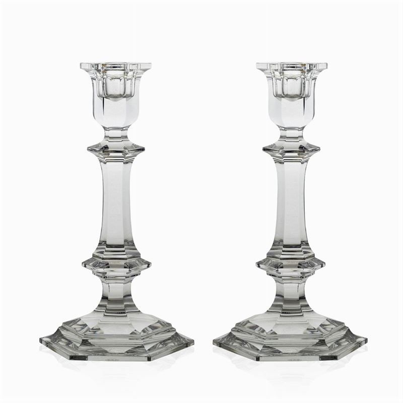 Baccarat, Coppia di Candelieri