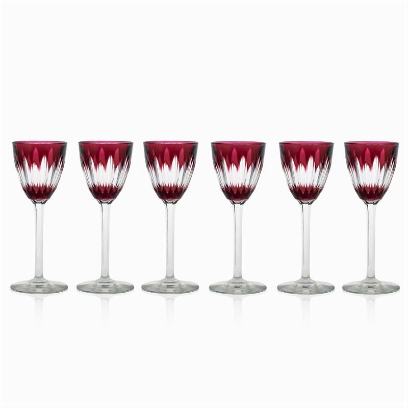 Baccarat, Servizio di Bicchieri da Vino del Reno (12)