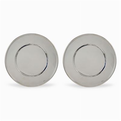Coppia di Vassoi in Argento
