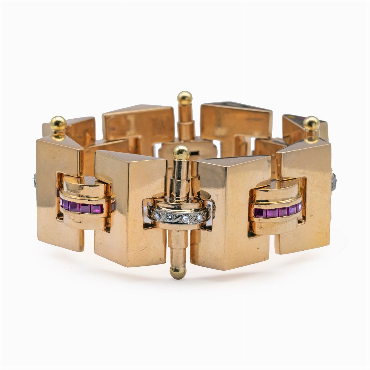 Bracciale Art Decò in Oro Rosa 18kt